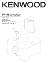 Kenwood FPM810 Multipro Sense Food Processor Bedienungsanleitung
