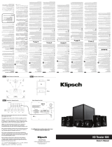 Klipsch Stereo System HD THEATER 600 Benutzerhandbuch