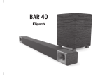 Klipsch BAR 40 Sound Bar + Wireless Subwoofer Certified Factory Refurbished Bedienungsanleitung