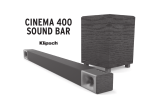 Klipsch Cinema 400 Sound Bar Benutzerhandbuch
