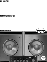 Klipsch Speaker KA-1000-THX Benutzerhandbuch