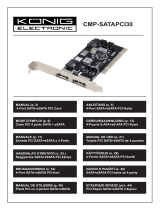 Konig Electronic CMP-SATAPCI30 Benutzerhandbuch
