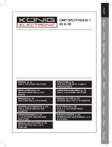 Konig Electronic CMP-SPLITVGA20 Bedienungsanleitung