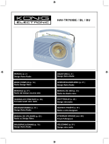 Konig Electronic HAV-TR700BE Benutzerhandbuch