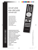 Konig Electronic KN-URC40B Bedienungsanleitung