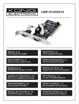 König PCI - 2x RS232 Benutzerhandbuch