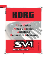 Korg SV-1 Black Benutzerhandbuch