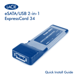 LaCie eSATA/USB Card Installationsanleitung