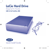 LaCie Hard Drive, Design by F.A. Porsche FireWire 400 Benutzerhandbuch