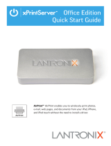 Lantronix xPrintServer Office: Enterprise Mobile Printing Schnellstartanleitung