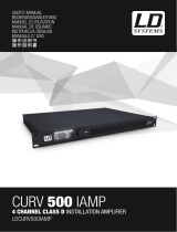 LD Systems Curv 500 IAMP Benutzerhandbuch