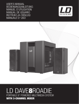LD Systems Dave 8 Roadie Benutzerhandbuch