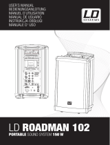 LD Sys­tems Roadman 102 Headset Benutzerhandbuch