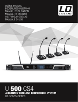 LD Sys­tems U508 CS 4 Benutzerhandbuch