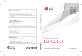 LG C550 Benutzerhandbuch