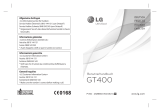 LG GT400.AGRCAP Benutzerhandbuch