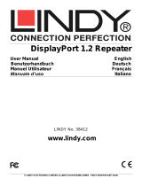 Lindy 17.5m DisplayPort 1.2 Repeater Benutzerhandbuch