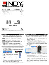 Lindy 2 Port DisplayPort, USB 2.0 & Audio KVM Switch Compact Benutzerhandbuch