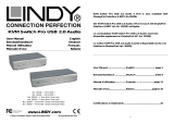 Lindy 2 Port Dual Head Single Link DVI-I KVM Switch Pro Benutzerhandbuch