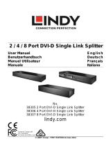 Lindy 4 Port DVI-D Single Link Splitter Benutzerhandbuch