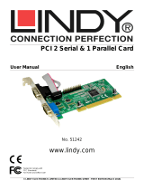 Lindy 2 Port Serial RS-232, 1 Port Parallel, PCI Card Benutzerhandbuch