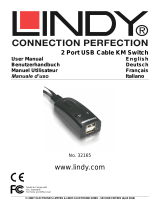 Lindy 2 Port USB KM Switch Benutzerhandbuch
