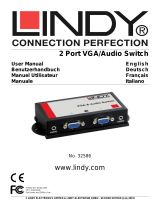 Lindy 2 Port VGA & Audio Switch Benutzerhandbuch