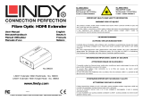 Lindy 700m/3000m Fibre Optic HDMI 2.0 10.2G Extender Benutzerhandbuch