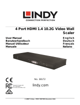Lindy 4 Port HDMI 1.4 10.2G Video Wall Scaler Benutzerhandbuch