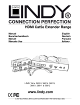 Lindy 8 Port HDMI Splitter & Transmitter Benutzerhandbuch