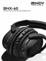 Lindy BNX-60 - Bluetooth Wireless Active Noise Cancelling Headphones Benutzerhandbuch