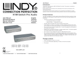 Lindy KVM Switch PRO Audio - 2 Port VGA & PS/2 Benutzerhandbuch