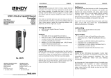 Lindy USB 3.0 Hub & Ethernet Converter Benutzerhandbuch