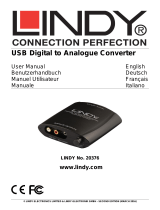 Lindy USB Digital to Analogue Converter Benutzerhandbuch