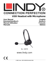 Lindy USB Type A Wired Headset Benutzerhandbuch