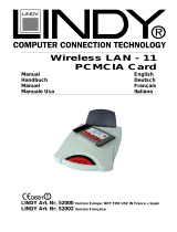 Lindy Wireless LAN - 11 PCMCIA Card Benutzerhandbuch