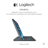 Logitech Ultrathin Magnetic clip-on keyboard cover for iPad mini Installationsanleitung