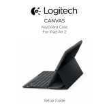 Logitech Canvas Keyboard Case for iPad Air 2 Installationsanleitung