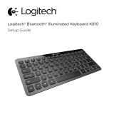 Logitech K810 BLUETOOTH ILLUMINATED KEYBOARD Bedienungsanleitung