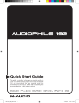 M-Audio AUDIOPHILE 192 Benutzerhandbuch