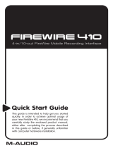 M-Audio FireWire 410 Bedienungsanleitung