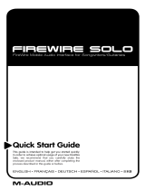 M-Audio FireWire Solo Bedienungsanleitung