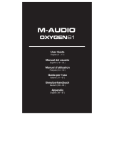 M-Audio Oxygen 61 Bedienungsanleitung