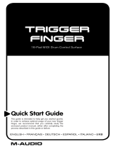 M-Audio Trigger Finger Benutzerhandbuch