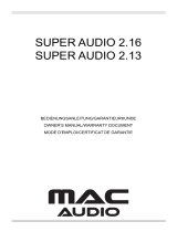 MAC Audio Super Audio 2.16 Bedienungsanleitung