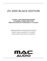 MAC Audio ZX 2000 Bedienungsanleitung