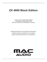 MAC Audio ZX 4000 Bedienungsanleitung