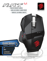 Mad Catz R.A.T. M WIRELESS MOBILE GAMING Mouse Bedienungsanleitung