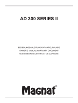 Magnat Audio AD 300 Series II Bedienungsanleitung