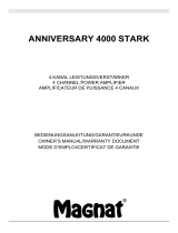 Magnat Anniversary 4000 STARK Bedienungsanleitung